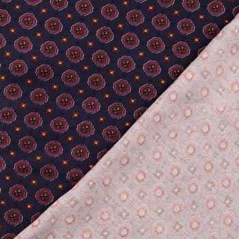 Viskose-Twill mit kleinem Unisex-Muster